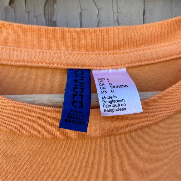 men’s orange tee - Picture 3 of 6